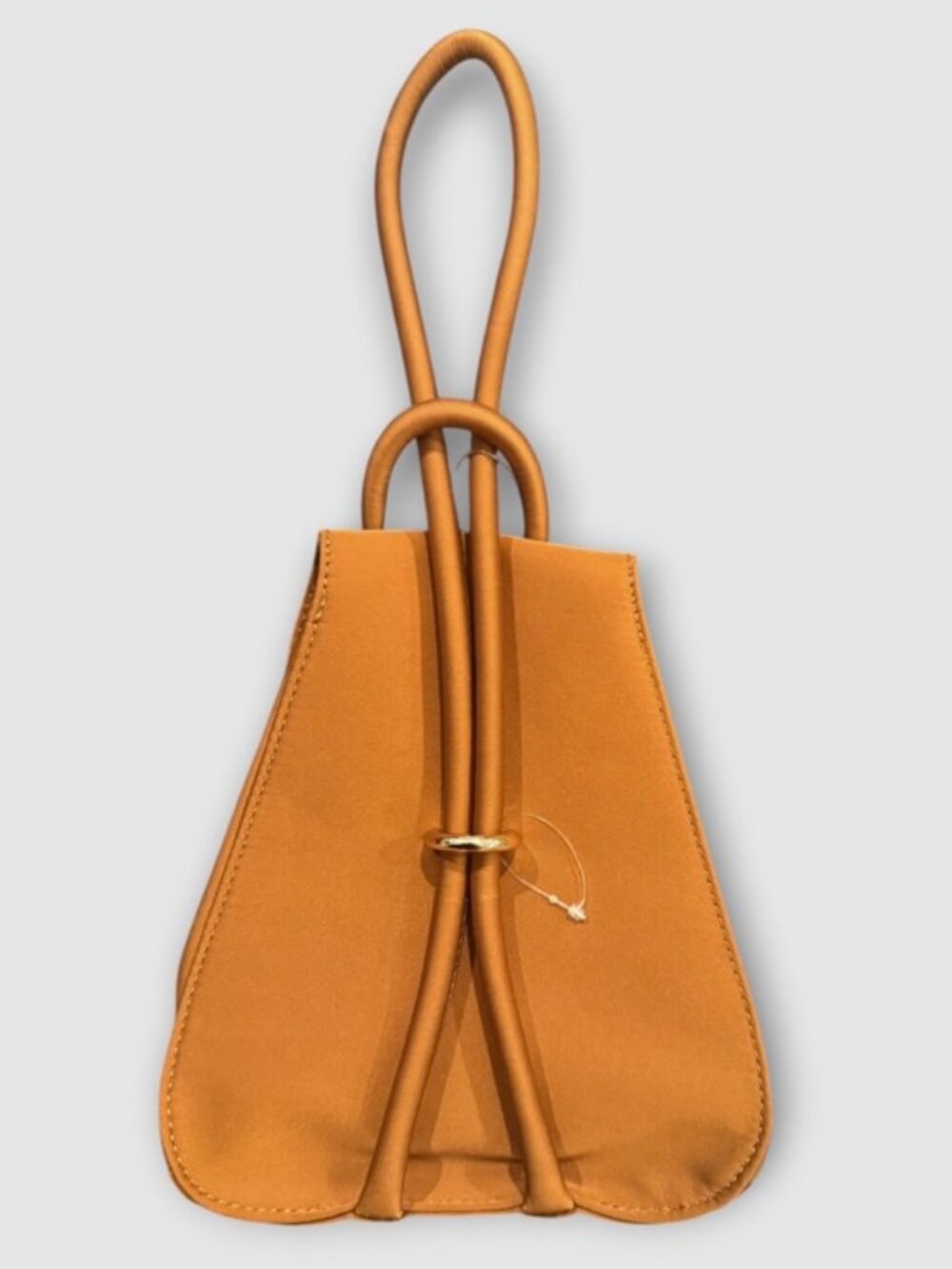 New! Free People Fabric Satin Drop Triangle Geometric Bag
